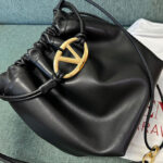 Valentino Vlogo Pouf Nappa Leather Pouch